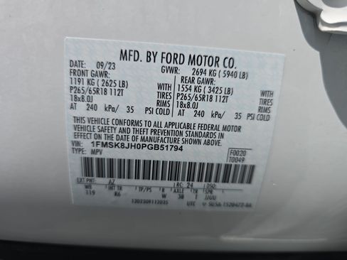 Used 2023 Ford Explorer Timberline w/ Timberline Technology Package AWD/4WD image 38