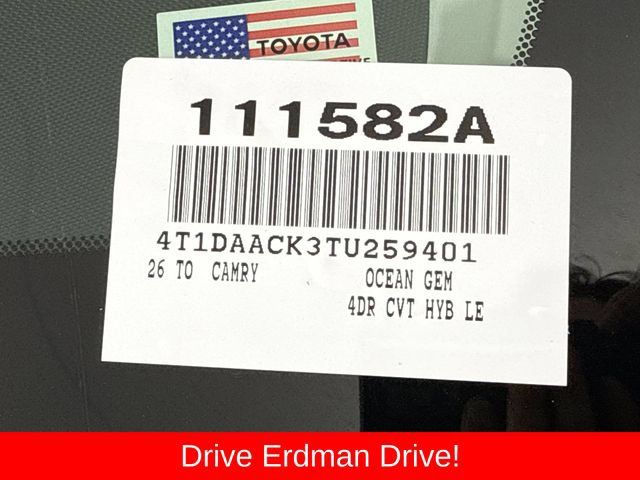 Used 2026 Toyota Camry LE FWD image 31