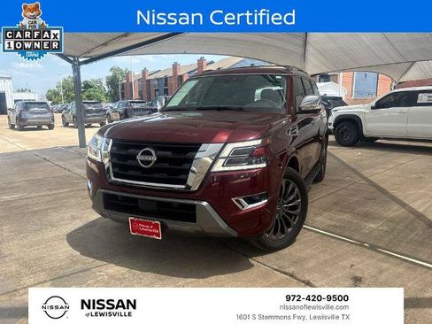 Certified 2023 Nissan Armada Platinum w/ Cargo Package RWD image 1