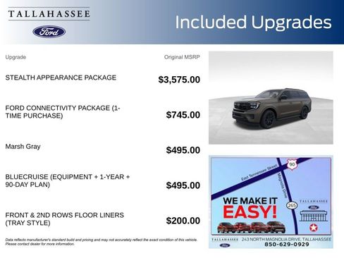 New 2026 Ford Expedition Platinum w/ Stealth Appearance Package image 3