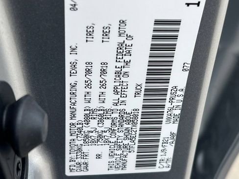 New 2026 Toyota Tundra SR5 w/ TRD Off-Road Package AWD/4WD image 21