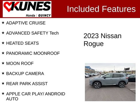 Used 2023 Nissan Rogue SL w/ SL Premium Package AWD/4WD image 2
