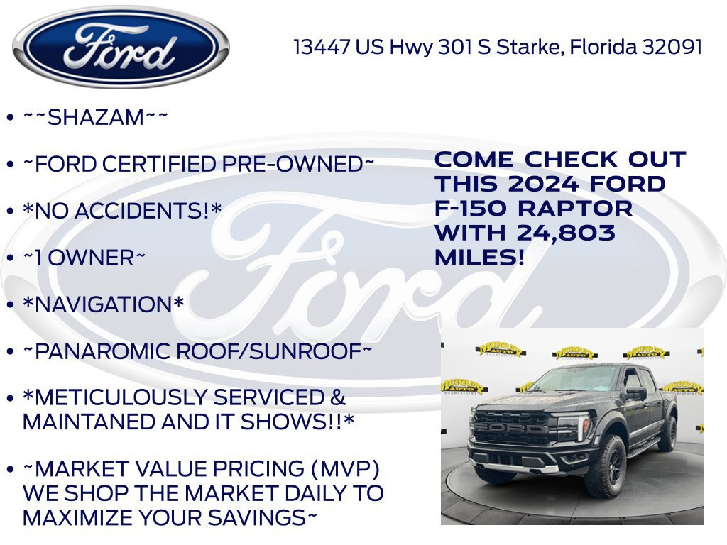 Certified 2024 Ford F150 Raptor AWD/4WD image 6