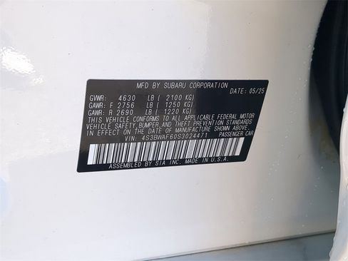 New 2025 Subaru Legacy Premium w/ Popular Package #1 image 33