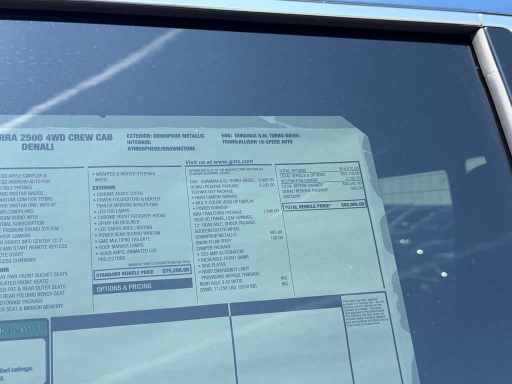 New 2026 GMC Sierra 2500 Denali w/ Denali Reserve Package AWD/4WD image 9