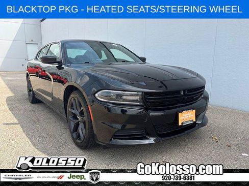 Certified 2021 Dodge Charger SXT w/ Blacktop Package RWD image 1