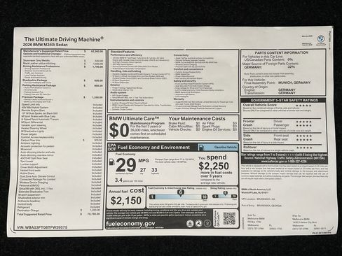 New 2026 BMW M340i Sedan image 38