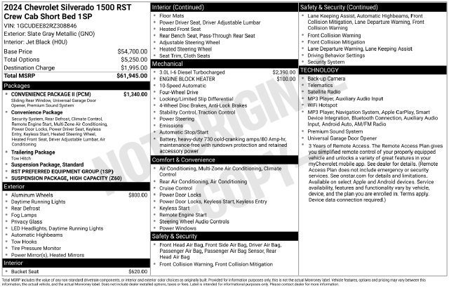 Used 2024 Chevrolet Silverado 1500 RST w/ Convenience Package II AWD/4WD image 22