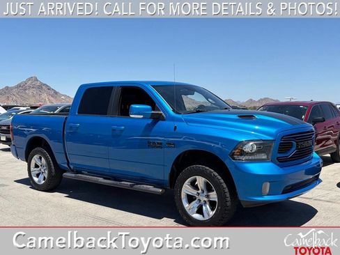 Used 2018 RAM 1500 Sport w/ Hydro Blue Sport Package AWD/4WD image 1