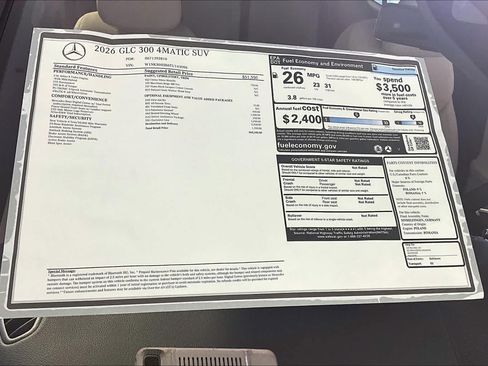 New 2026 Mercedes-Benz GLC 300 4MATIC image 18