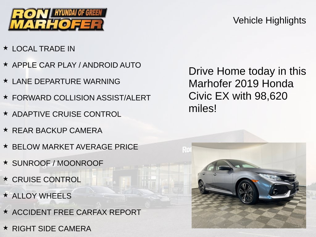 Used 2019 Honda Civic EX image 13