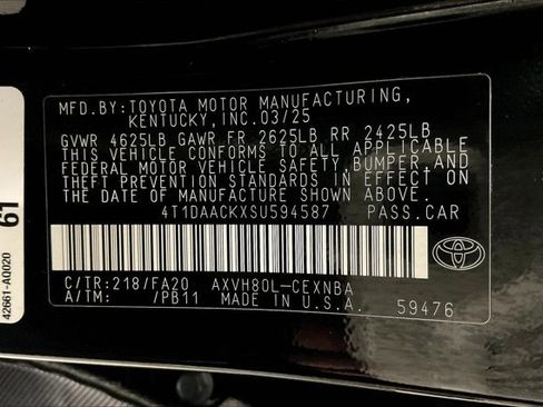 Certified 2025 Toyota Camry LE image 44