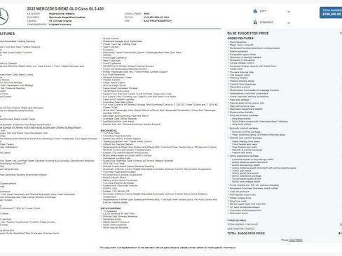 Used 2022 Mercedes-Benz GLS 450 4MATIC image 4