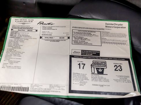 Used 2001 Chrysler Prowler image 30