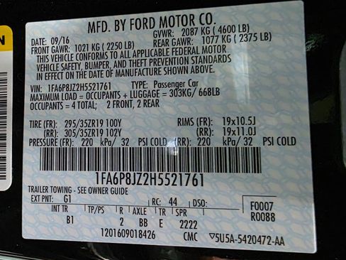 Used 2017 Ford Mustang Shelby GT350 RWD image 44