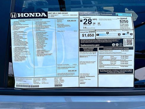 New 2027 Honda HR-V Sport image 19