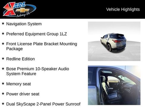 Certified 2023 Chevrolet Traverse Premier w/ Redline Edition image 2