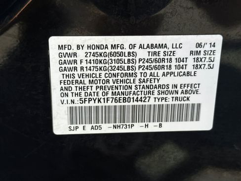 Used 2014 Honda Ridgeline Sport image 26