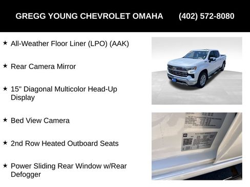 Used 2022 Chevrolet Silverado 1500 LTZ w/ LTZ Premium Package AWD/4WD image 12