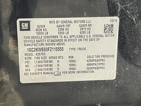 Used 2015 Chevrolet Silverado 2500 LTZ w/ LTZ Plus Package image 25