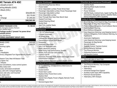 Used 2023 GMC Terrain AT4 w/ Infotainment Package II