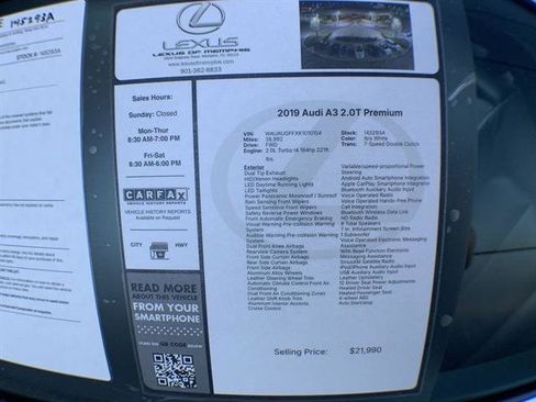 Used 2019 Audi A3 2.0T Premium w/ Convenience Package image 26