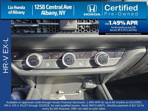 Certified 2024 Honda HR-V EX-L image 16