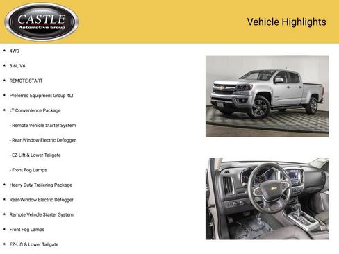 Used 2015 Chevrolet Colorado LT w/ LT Convenience Package AWD/4WD image 3