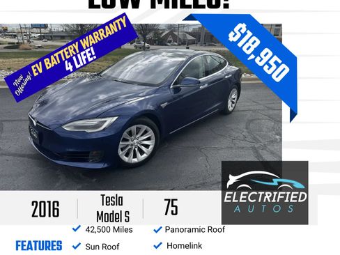 Used 2016 Tesla Model S 75 RWD image 1