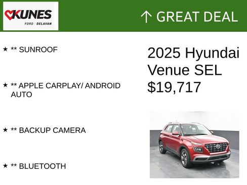 Used 2025 Hyundai Venue SEL FWD image 2