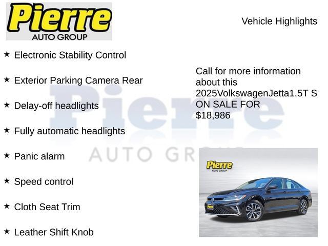 Used 2025 Volkswagen Jetta S FWD image 14