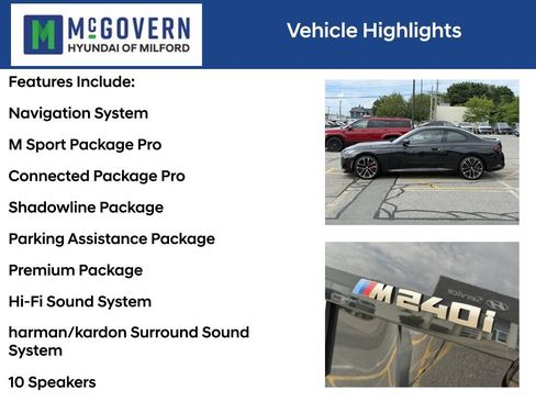 Used 2023 BMW M240i xDrive Coupe w/ Premium Package AWD/4WD image 4