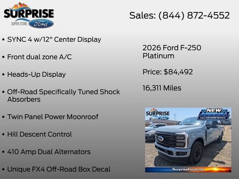 Used 2026 Ford F250 Platinum AWD/4WD image 17