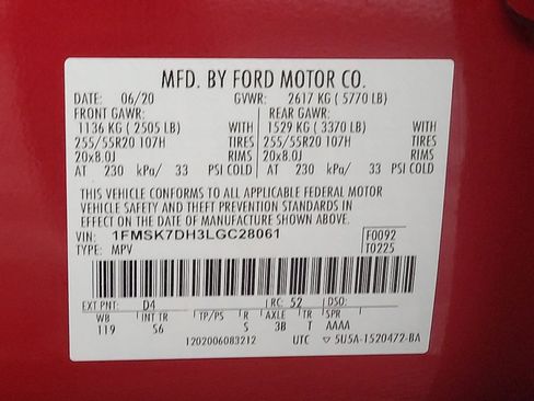 Used 2020 Ford Explorer XLT w/ Equipment Group 202A image 33