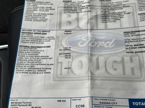 Certified 2023 Ford F150 XLT w/ Equipment Group 302A High AWD/4WD image 37