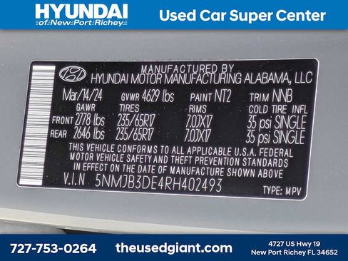 Used 2024 Hyundai Tucson SEL FWD image 37