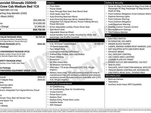 Used 2024 Chevrolet Silverado 2500 Custom w/ Custom Value Package image 6