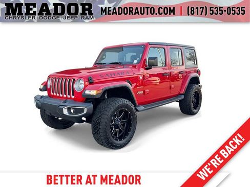 Used 2018 Jeep Wrangler Unlimited Sahara image 1