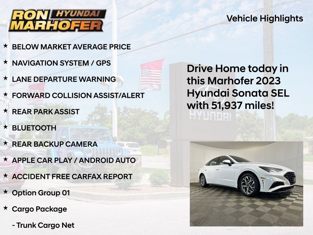 Used 2023 Hyundai Sonata SEL w/ Cargo Package FWD image 15
