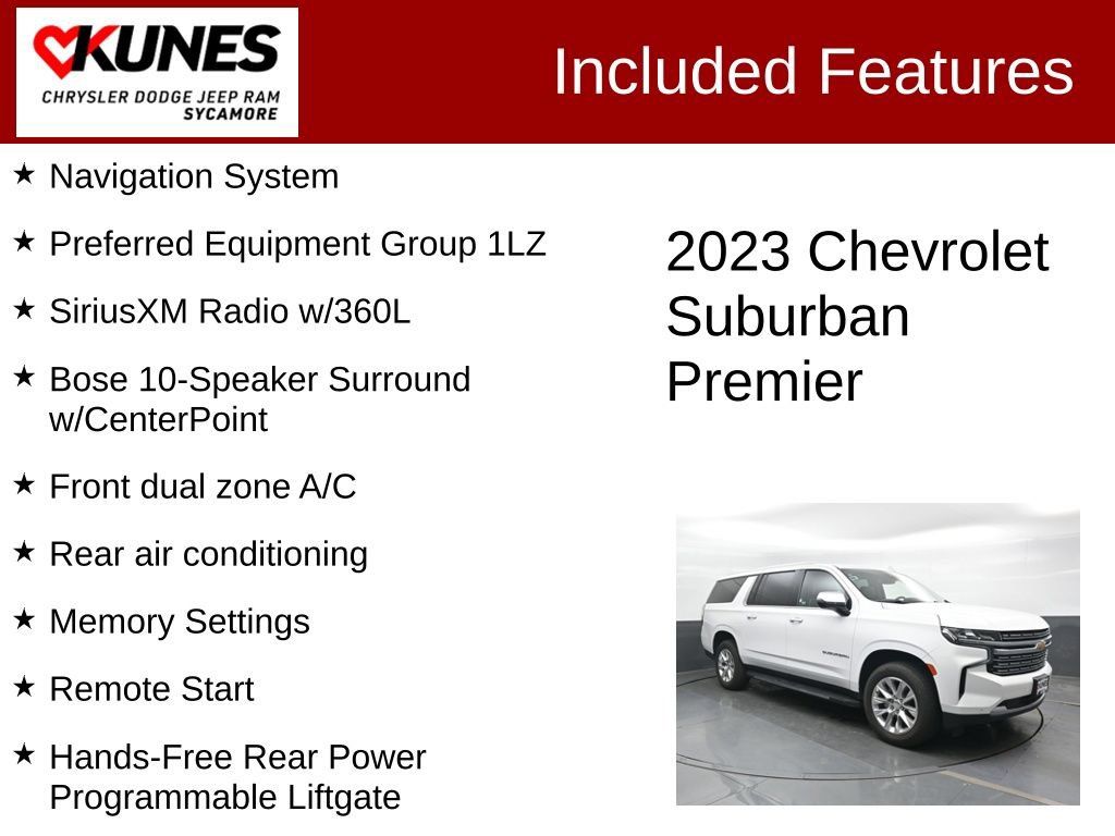 Used 2023 Chevrolet Suburban Premier AWD/4WD image 3