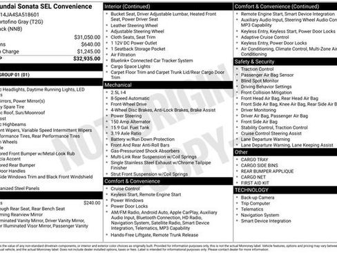 Used 2025 Hyundai Sonata SEL image 2