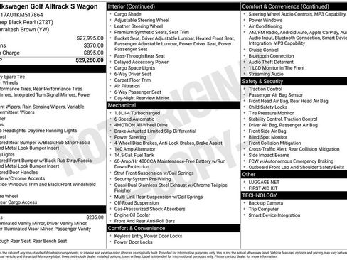 Used 2019 Volkswagen Golf Alltrack S image 28