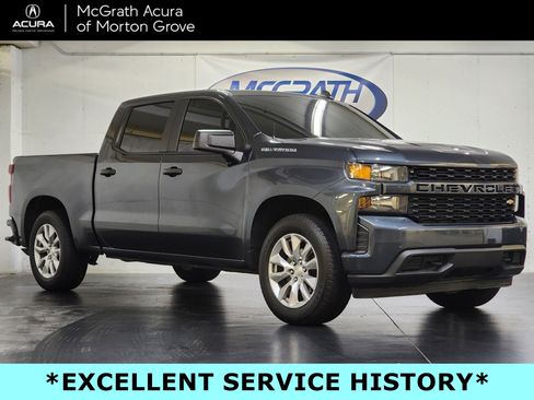 Used 2020 Chevrolet Silverado 1500 Custom w/ Custom 2.7L Value Package AWD/4WD image 1