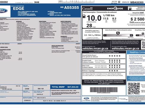 Used 2021 Ford Edge ST-Line AWD/4WD image 1