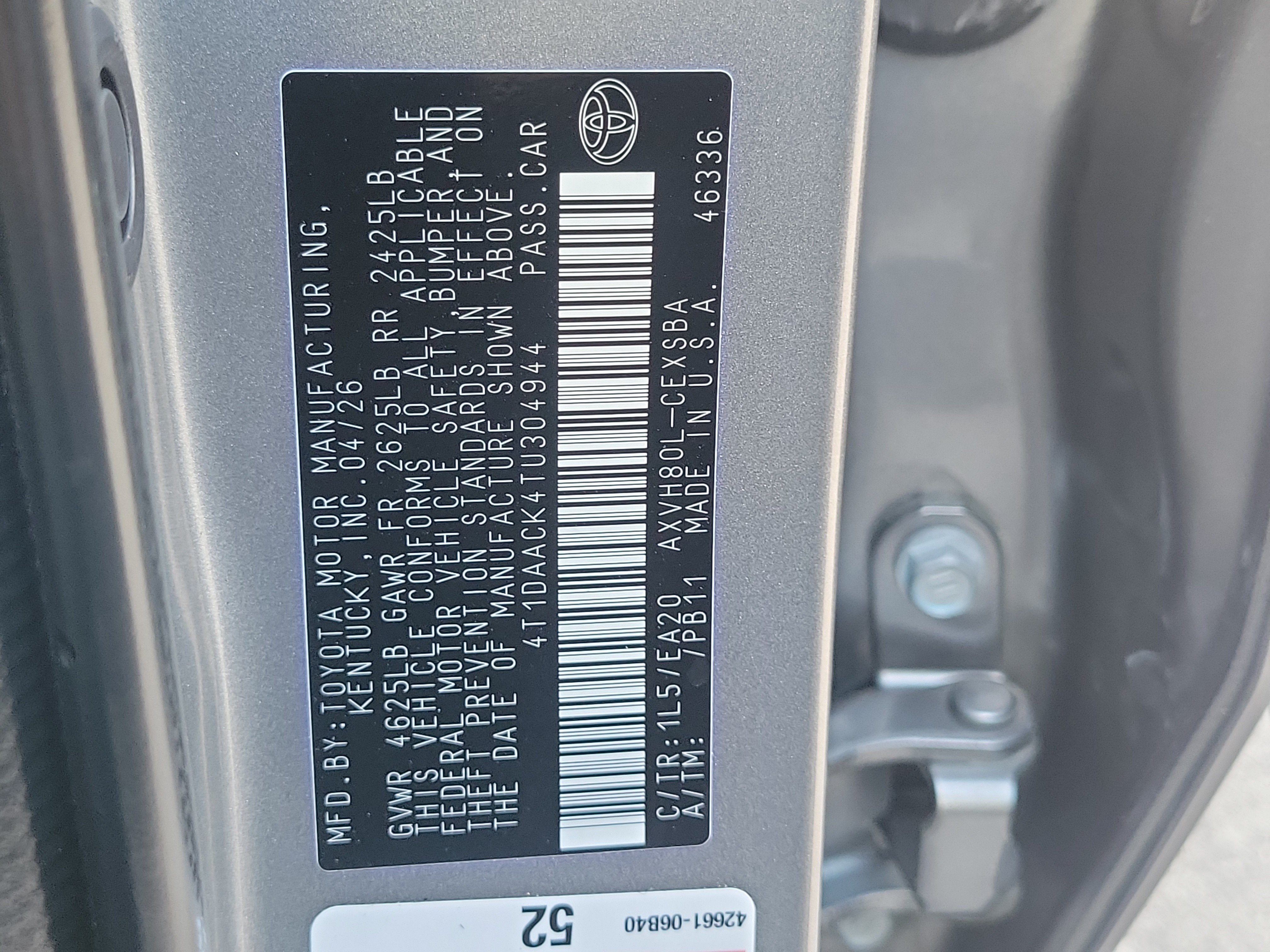 Used 2026 Toyota Camry SE FWD image 34