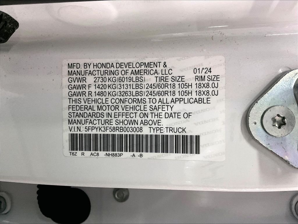 Used 2024 Honda Ridgeline RTL image 35