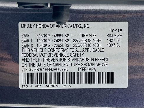 Used 2018 Honda CR-V EX-L image 33