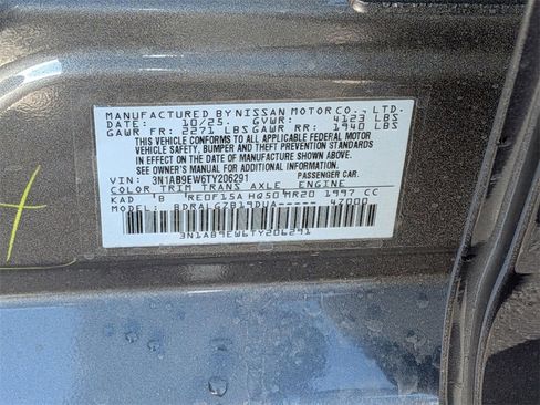 New 2026 Nissan Sentra SL w/ Floor Mat Package image 25