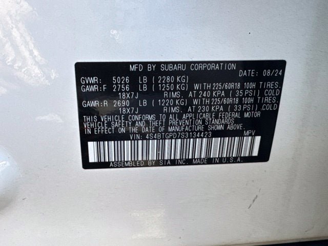 Used 2025 Subaru Outback Touring XT AWD/4WD image 33