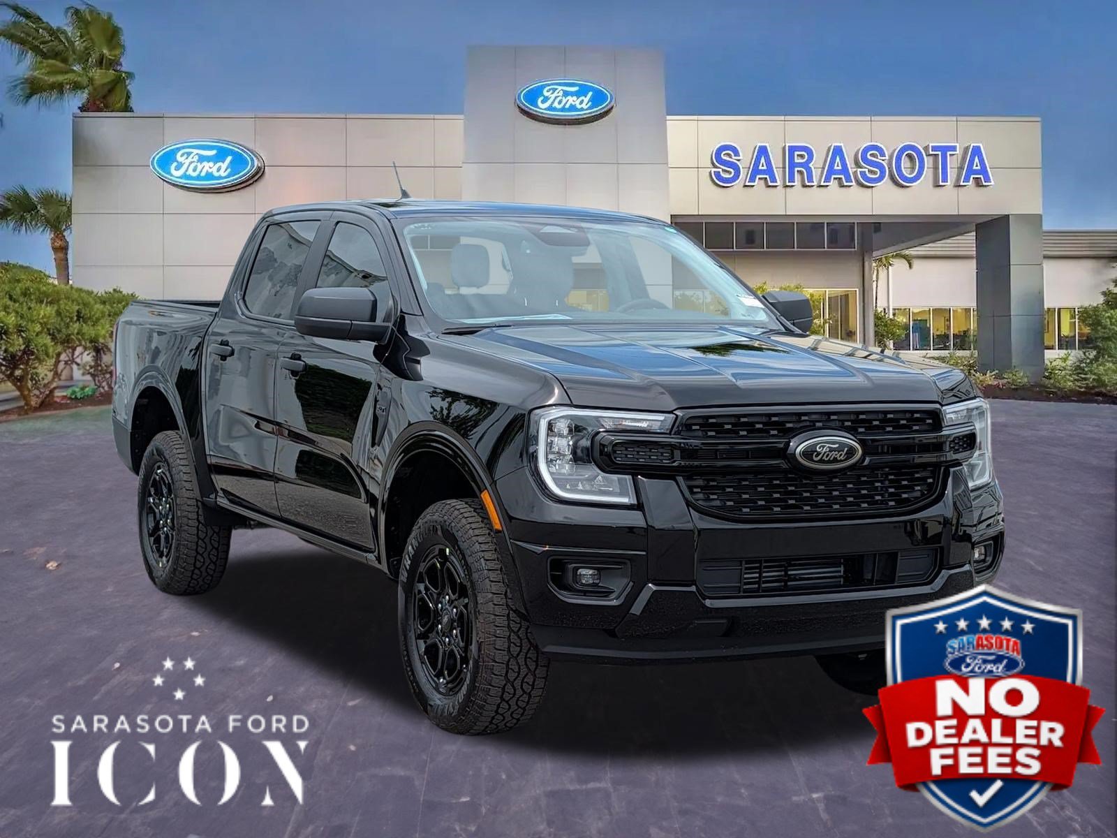New 2026 Ford Ranger XLT w/ Black Appearance Package RWD image 1